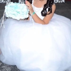 White dress perfect for first Communion